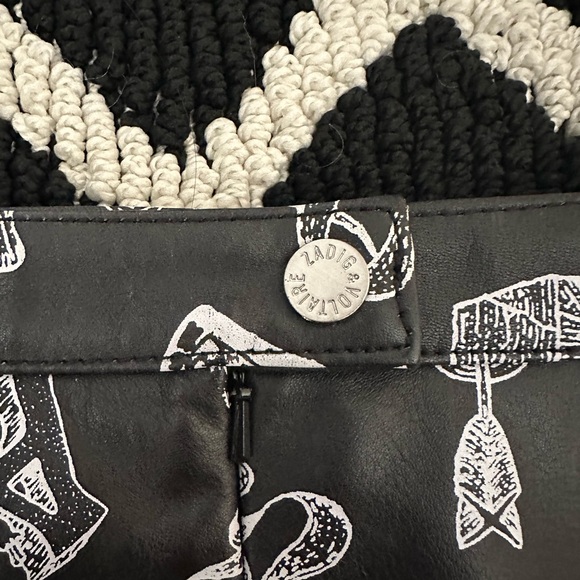 Zadig & Voltaire Leather Mini Skirt - Picture 4 of 8